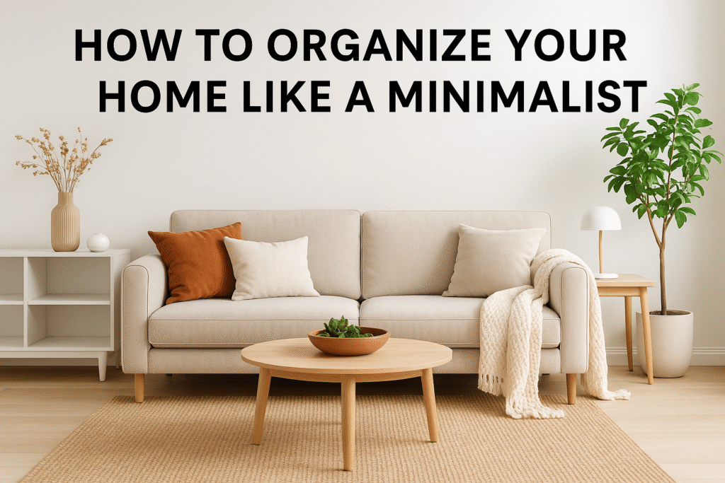 How to Organize Your Home Like a Minimalist