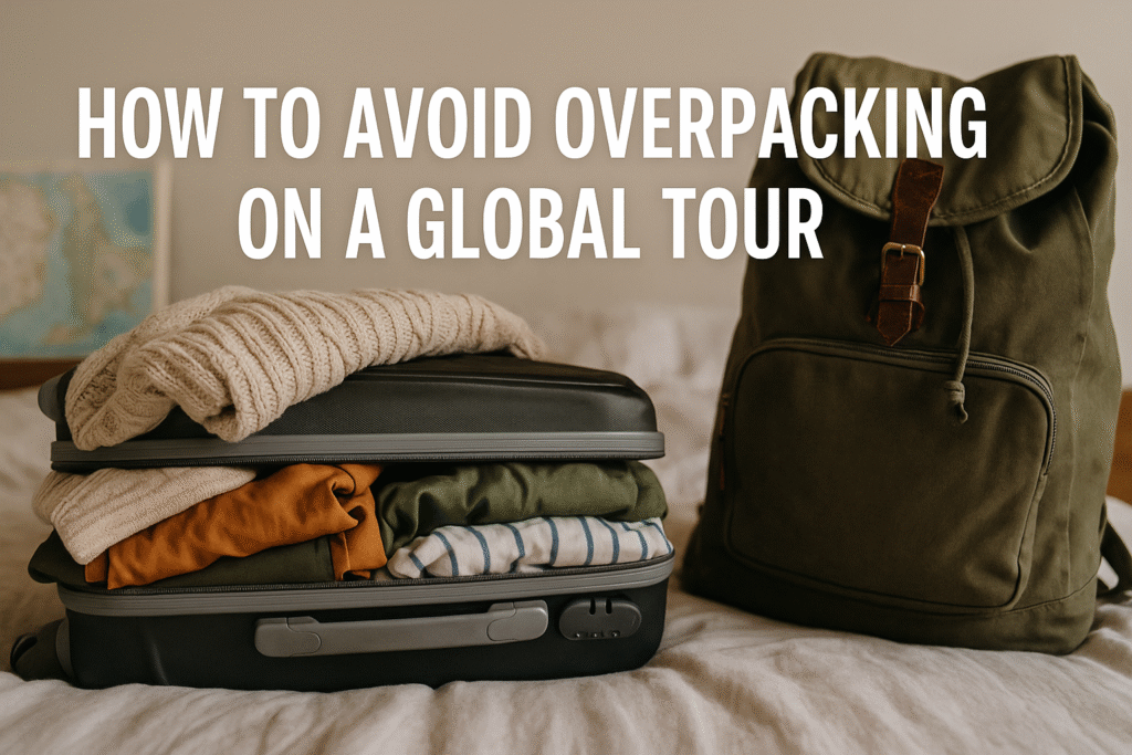 How to AVOIDD OVER PACKING IN A WORLD TOUR