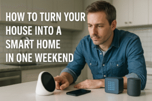 How to Turn Your House Into a Smart Home in One Weekend
