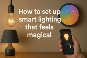 How to set up smart lighting that feels magical